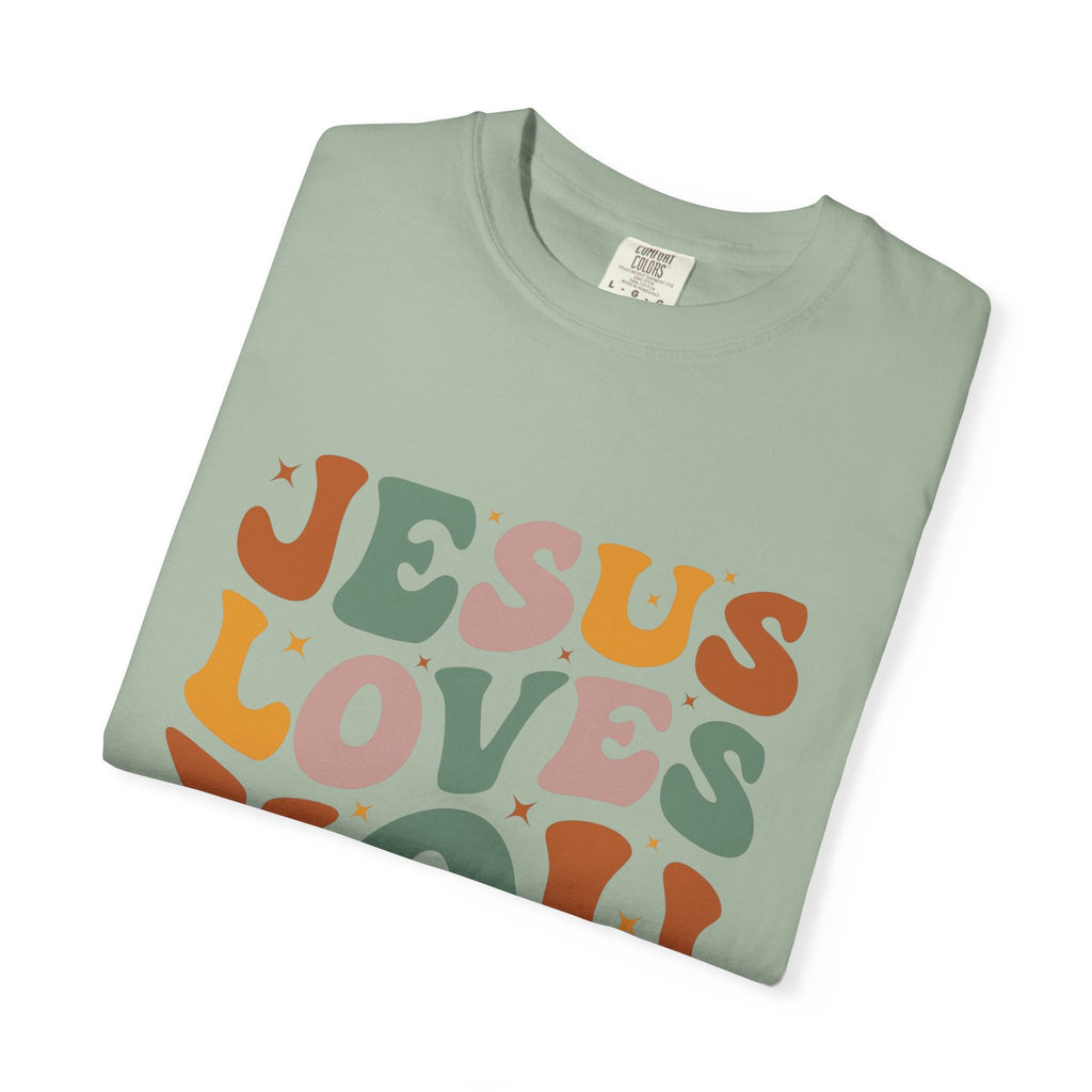 Jesus Loves You T-Shirt — Retro Groovy Faith Tee