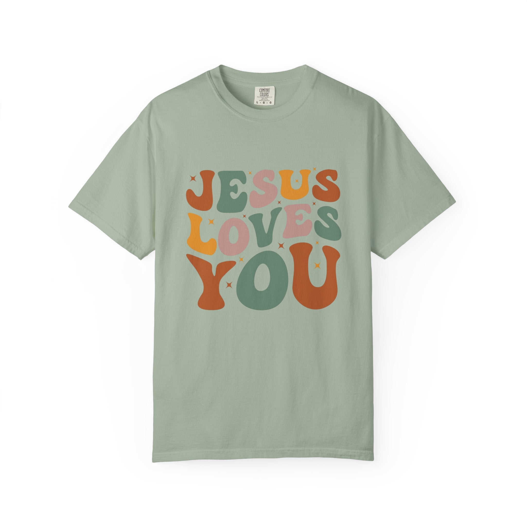 Jesus Loves You T-Shirt — Retro Groovy Faith Tee