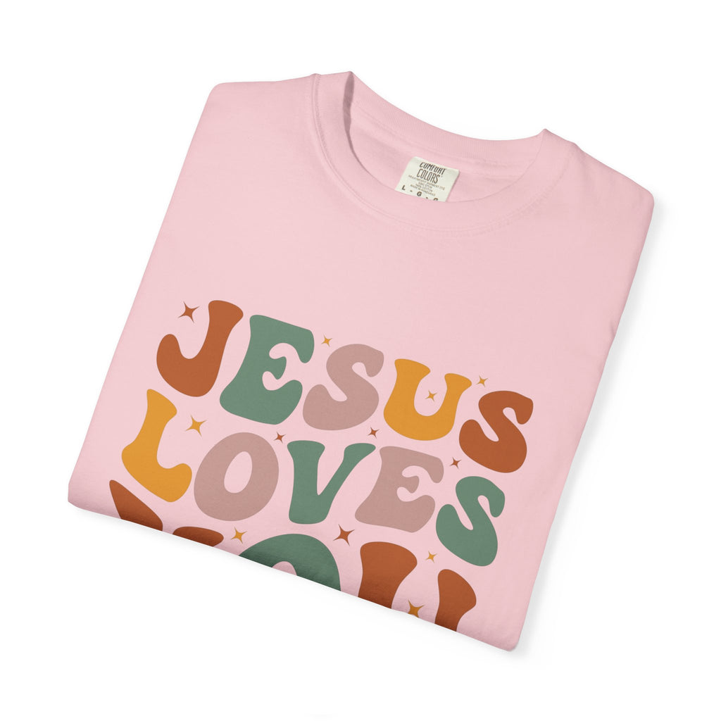 Jesus Loves You T-Shirt — Retro Groovy Faith Tee