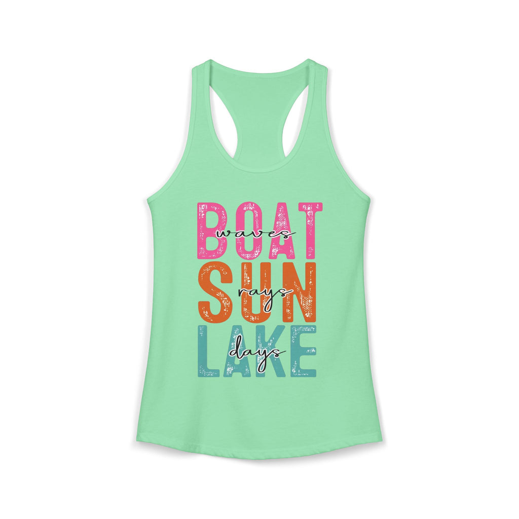 Boat Sun Lake Tank