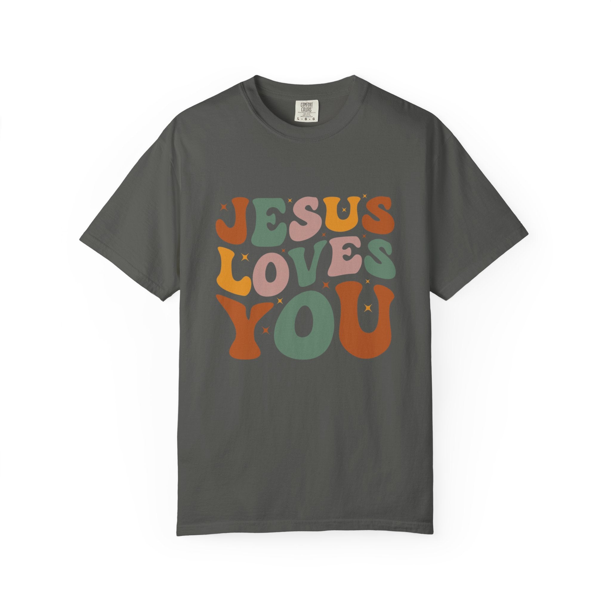 Jesus Loves You T-Shirt — Retro Groovy Faith Tee