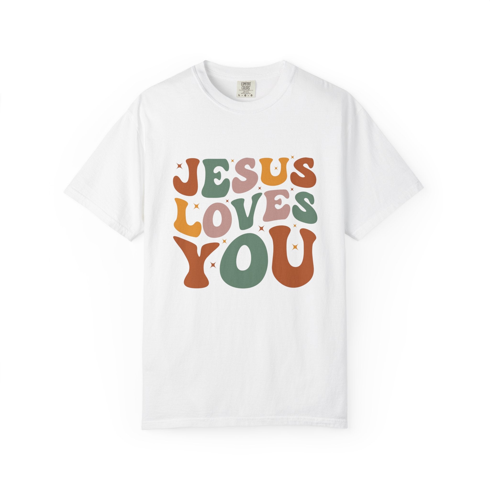 Jesus Loves You T-Shirt — Retro Groovy Faith Tee