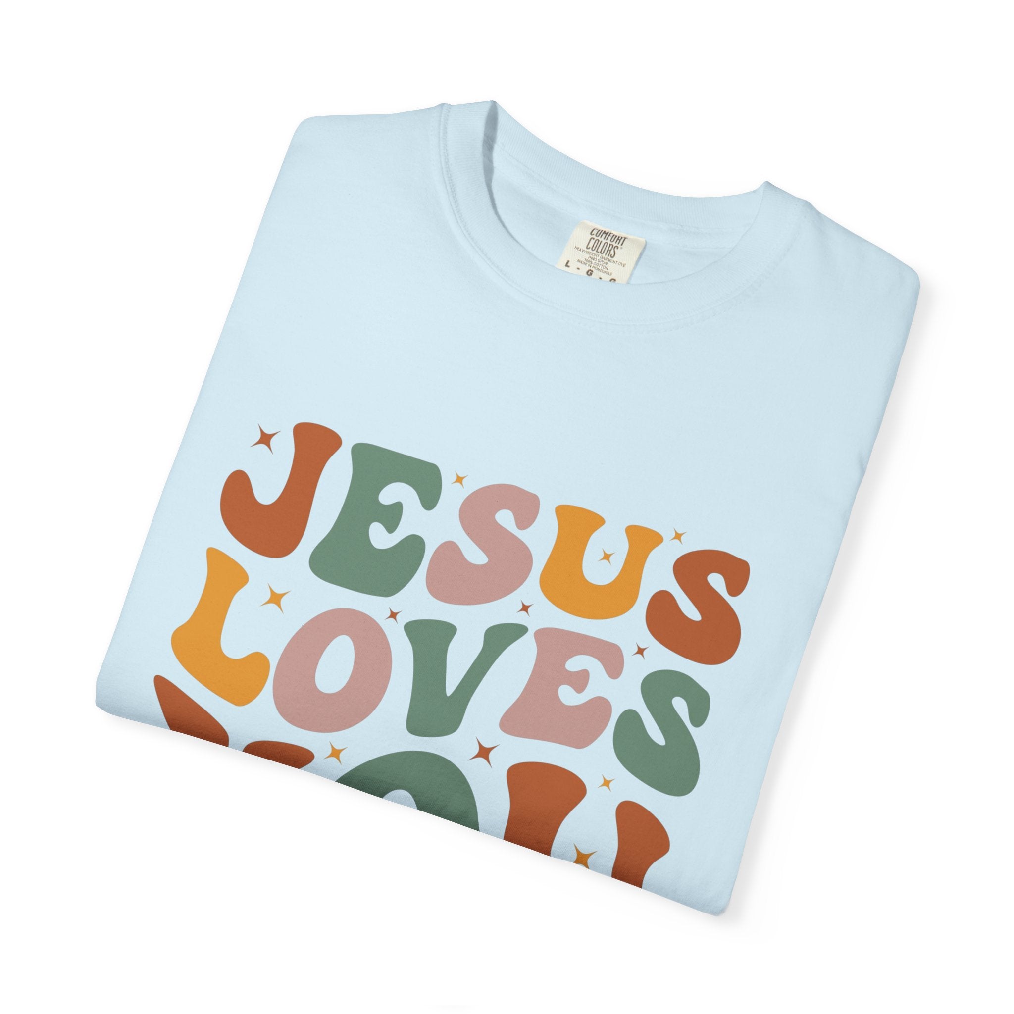 Jesus Loves You T-Shirt — Retro Groovy Faith Tee