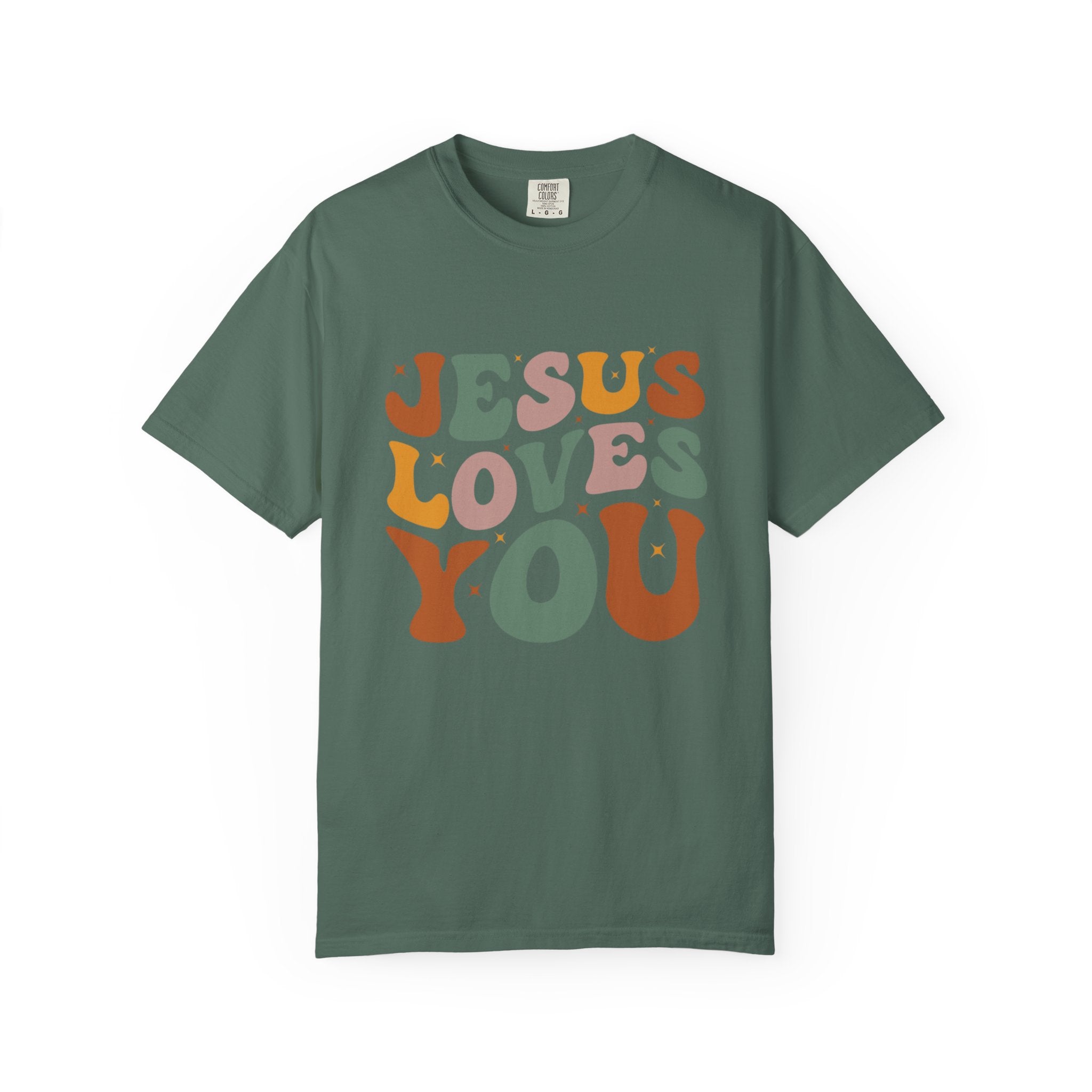 Jesus Loves You T-Shirt — Retro Groovy Faith Tee