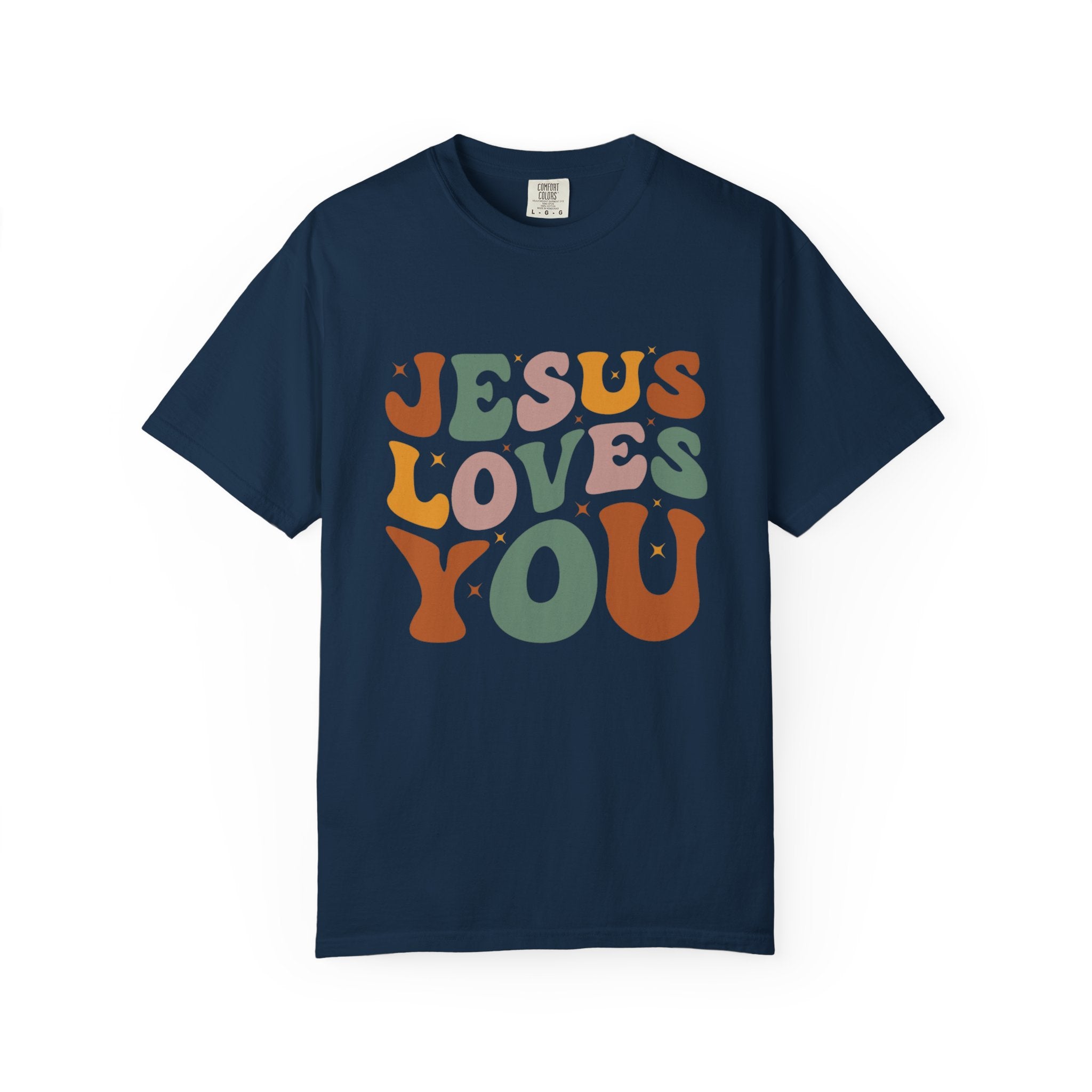 Jesus Loves You T-Shirt — Retro Groovy Faith Tee