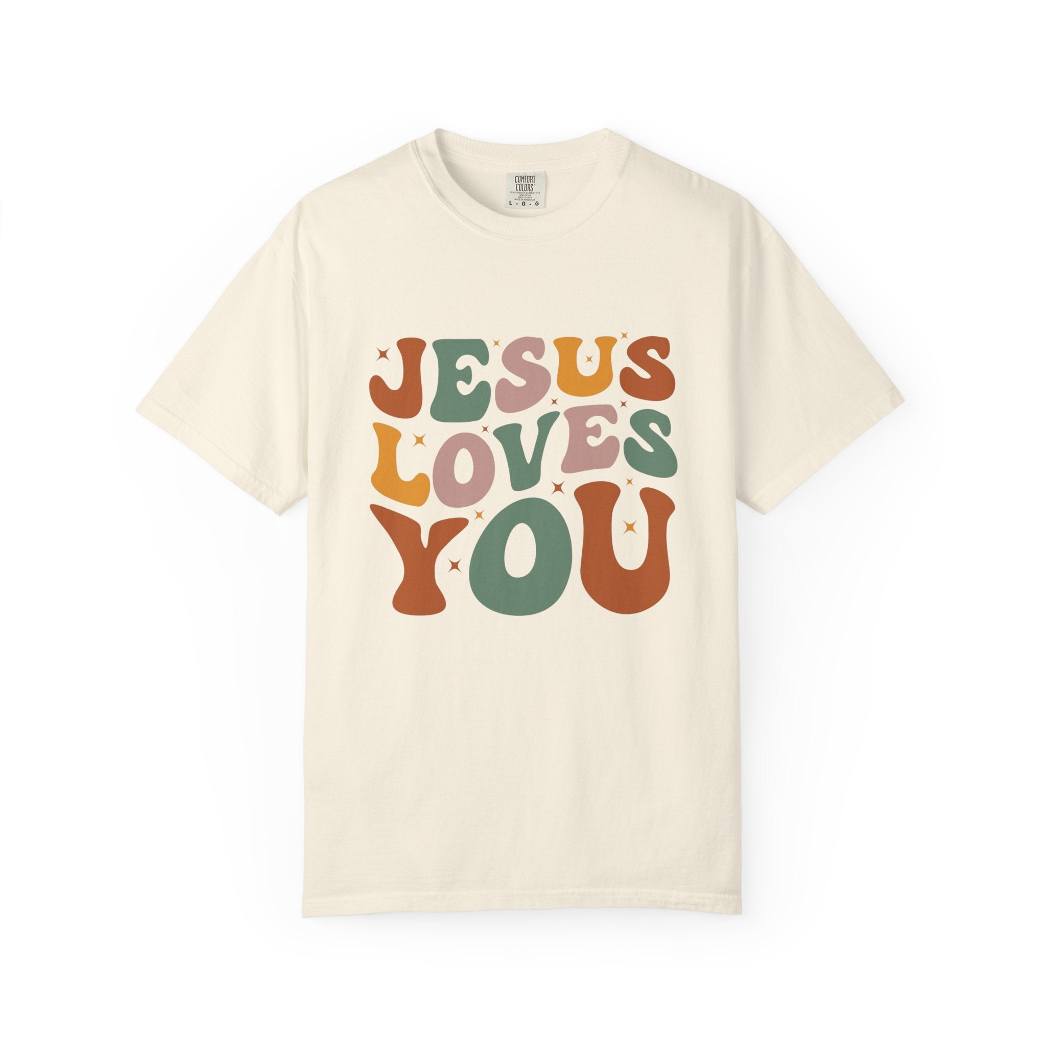 Jesus Loves You T-Shirt — Retro Groovy Faith Tee