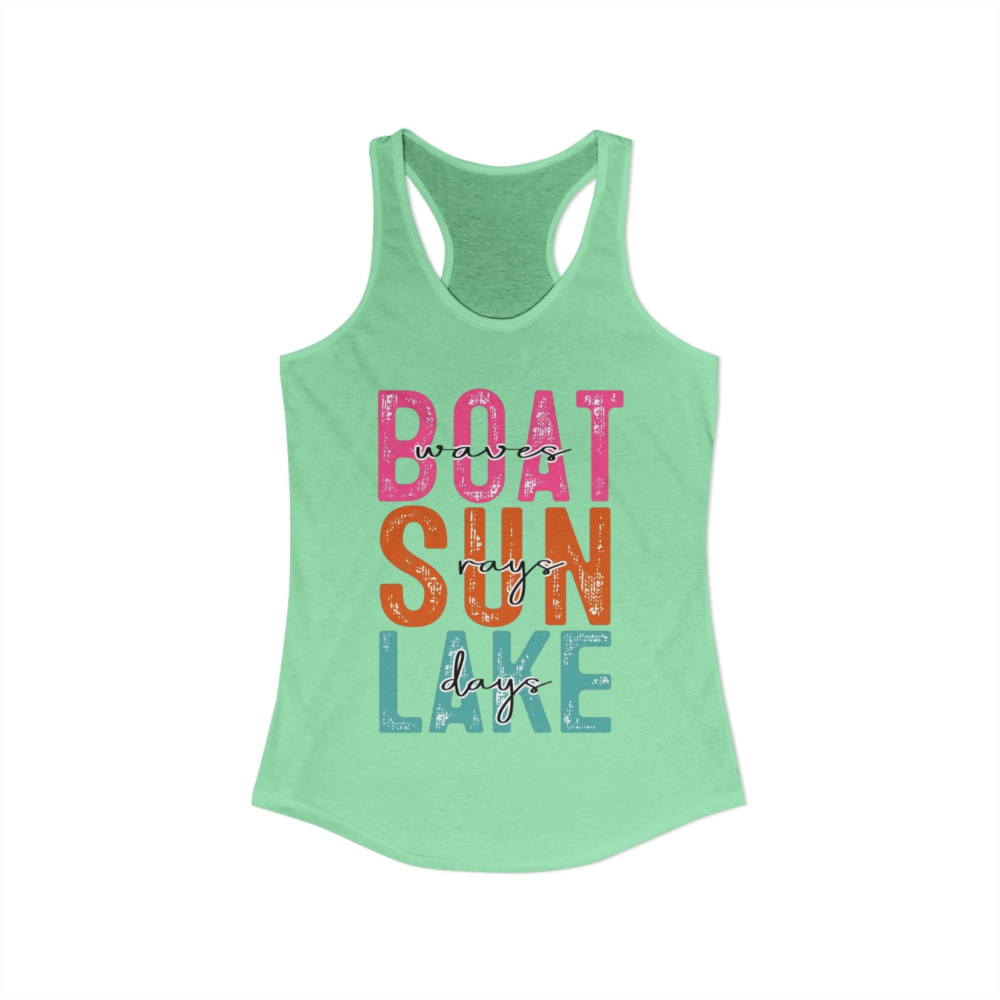 Boat Sun Lake Tank