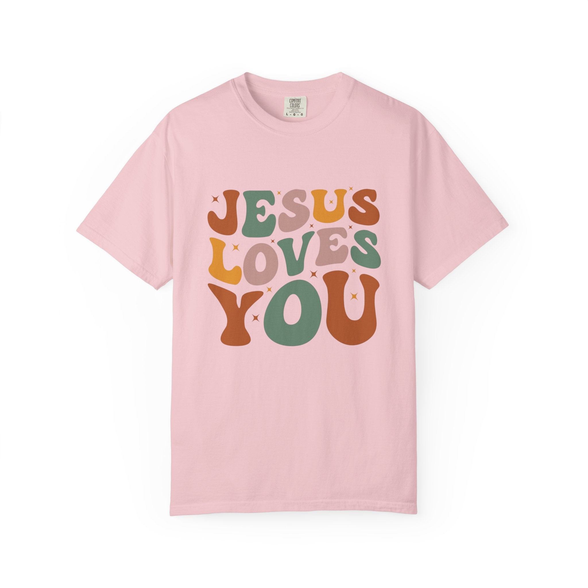 Jesus Loves You T-Shirt — Retro Groovy Faith Tee