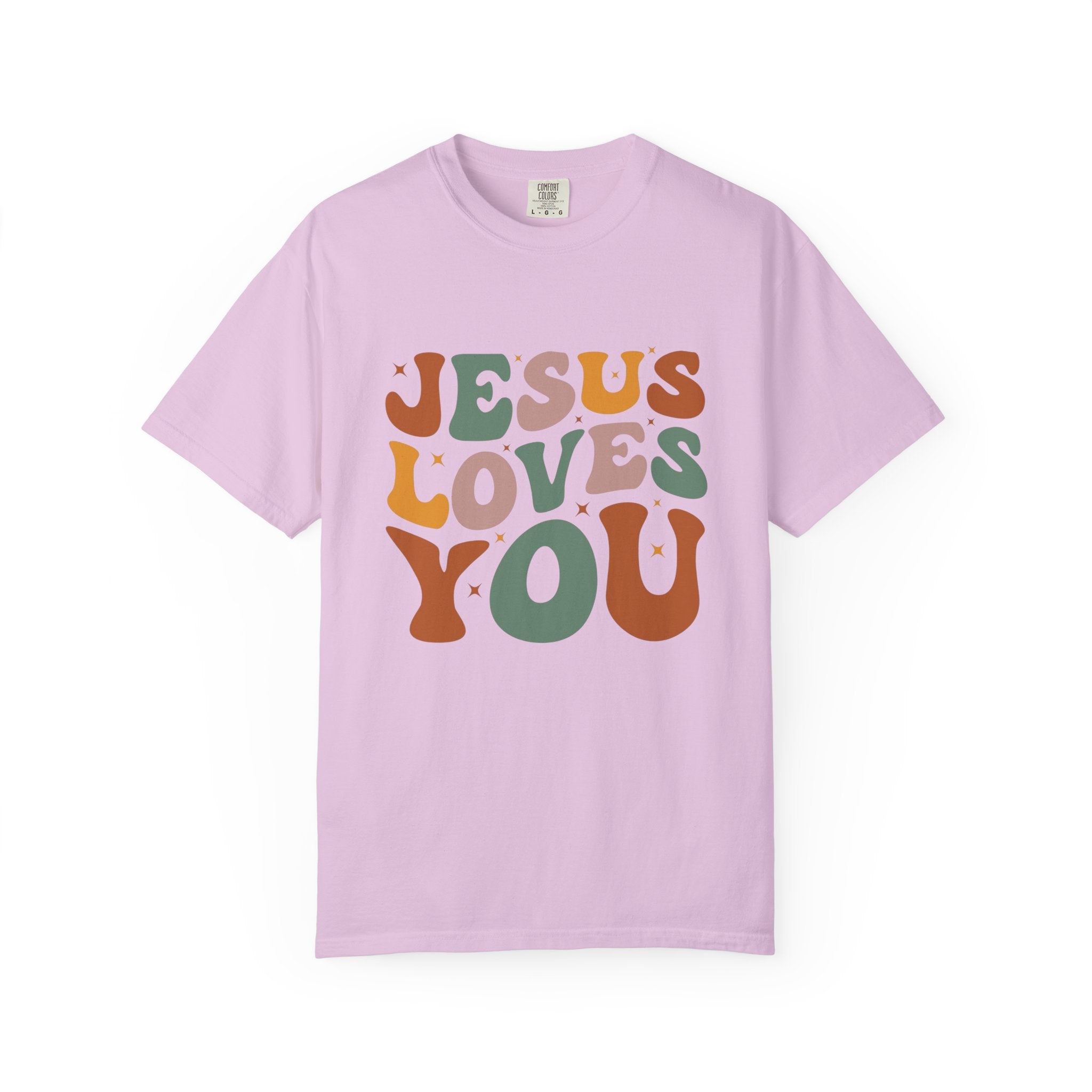 Jesus Loves You T-Shirt — Retro Groovy Faith Tee