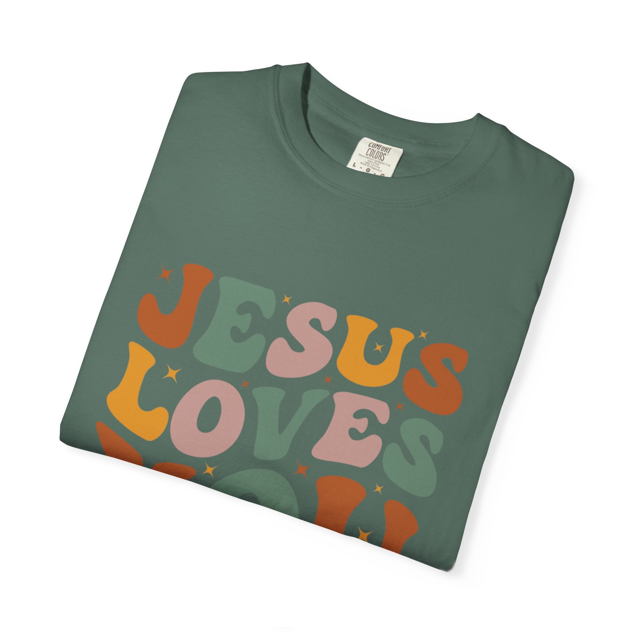 Jesus Loves You T-Shirt — Retro Groovy Faith Tee