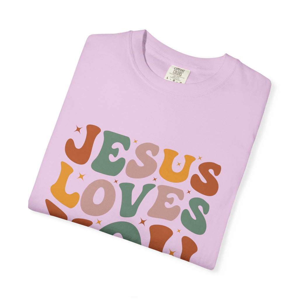 Jesus Loves You T-Shirt — Retro Groovy Faith Tee