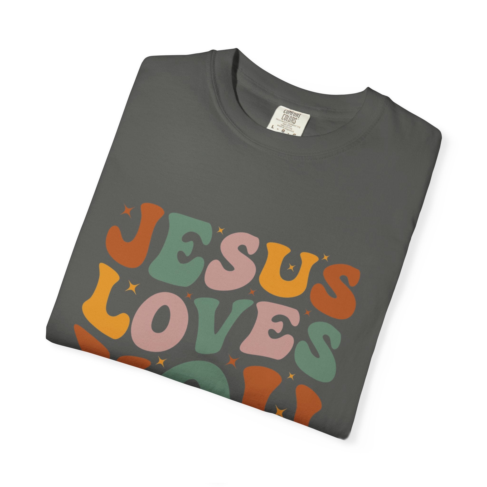 Jesus Loves You T-Shirt — Retro Groovy Faith Tee