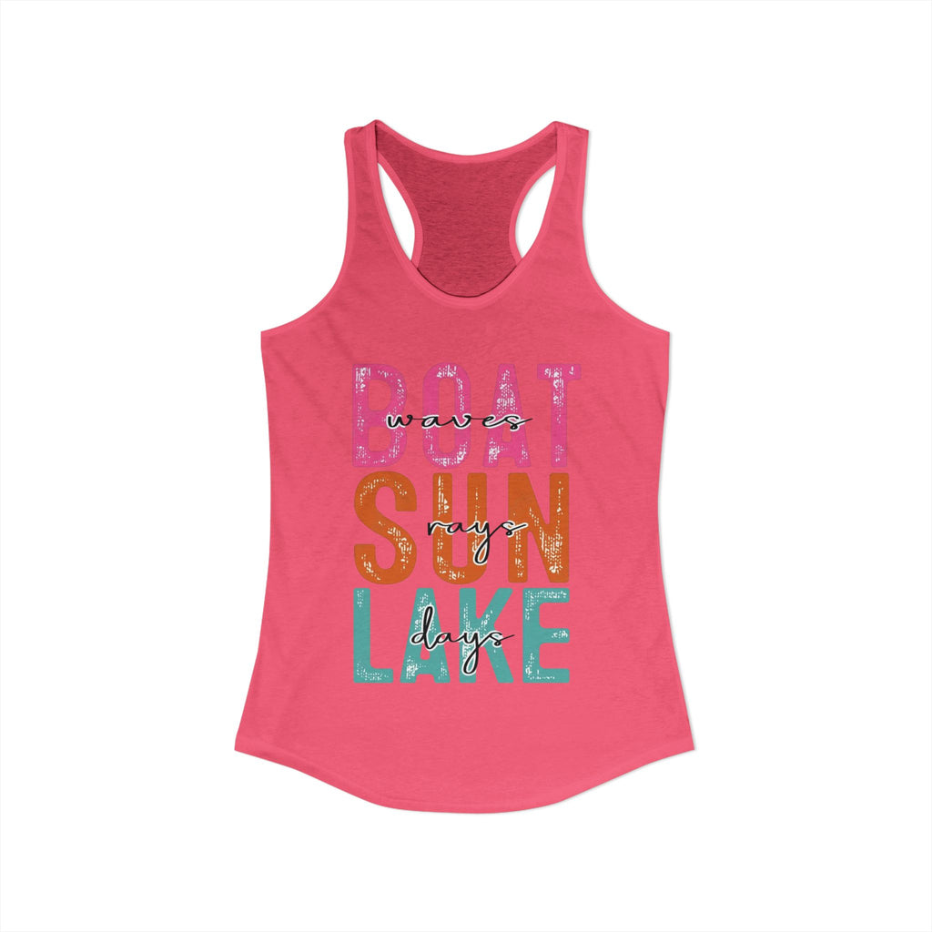 Boat Sun Lake Tank