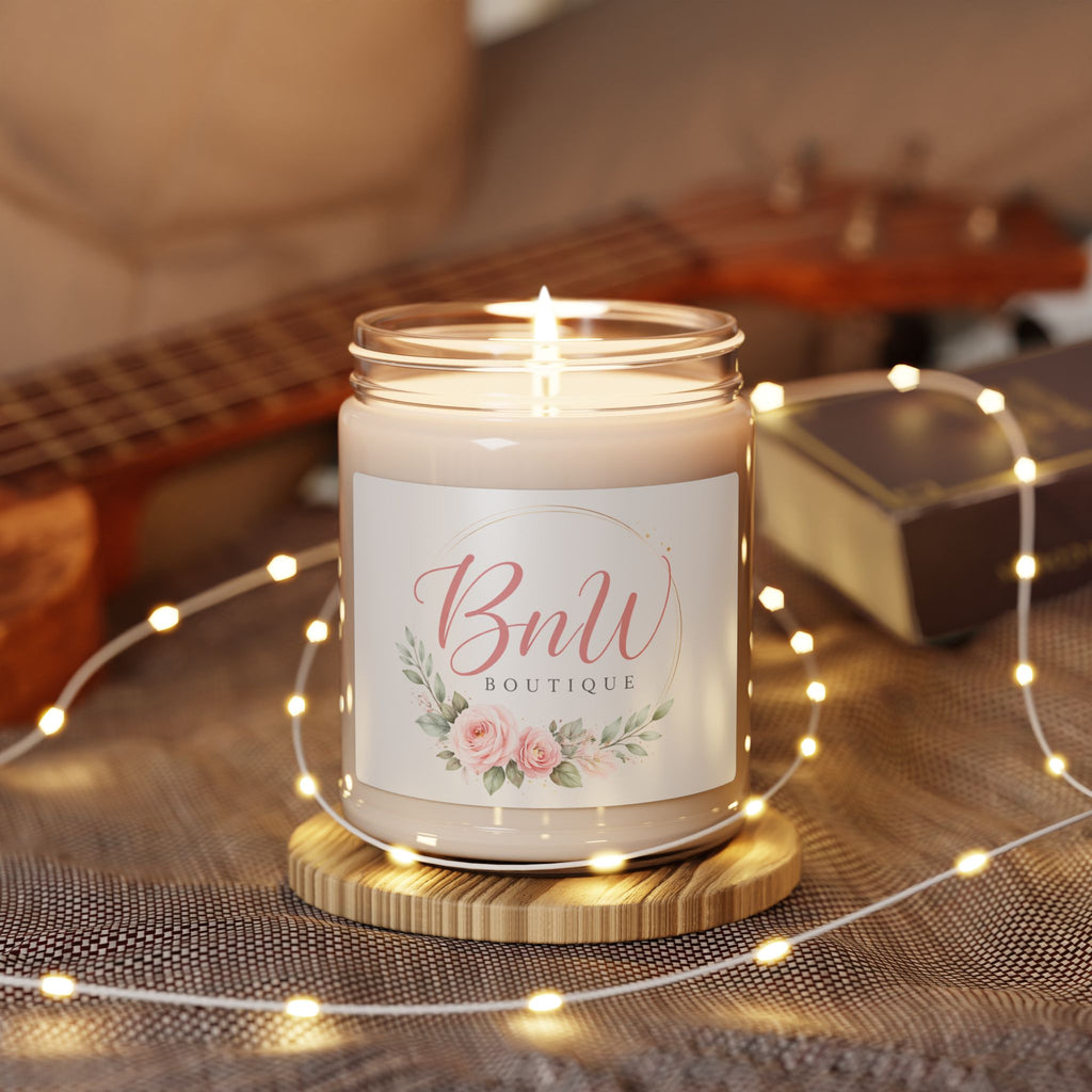 9oz Scented Soy Candle (BnW Boutique)