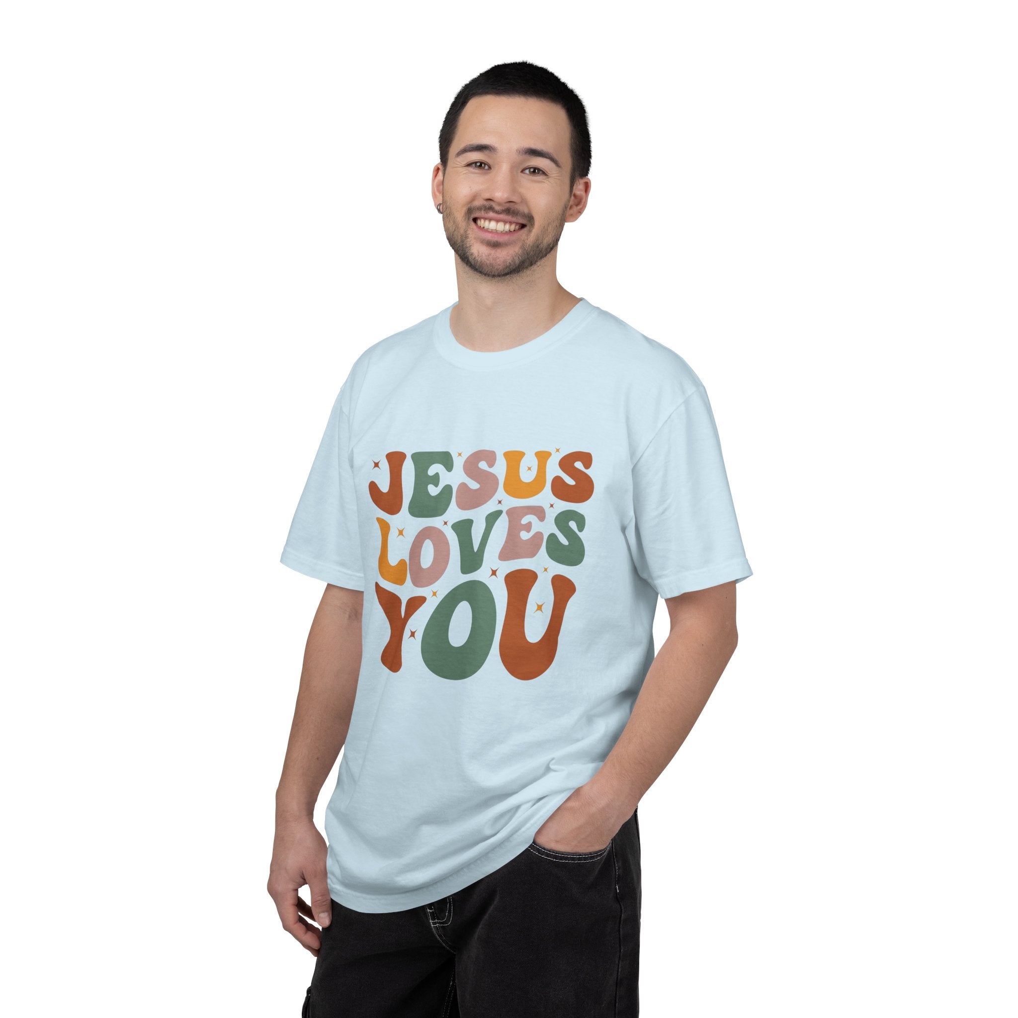 Jesus Loves You T-Shirt — Retro Groovy Faith Tee