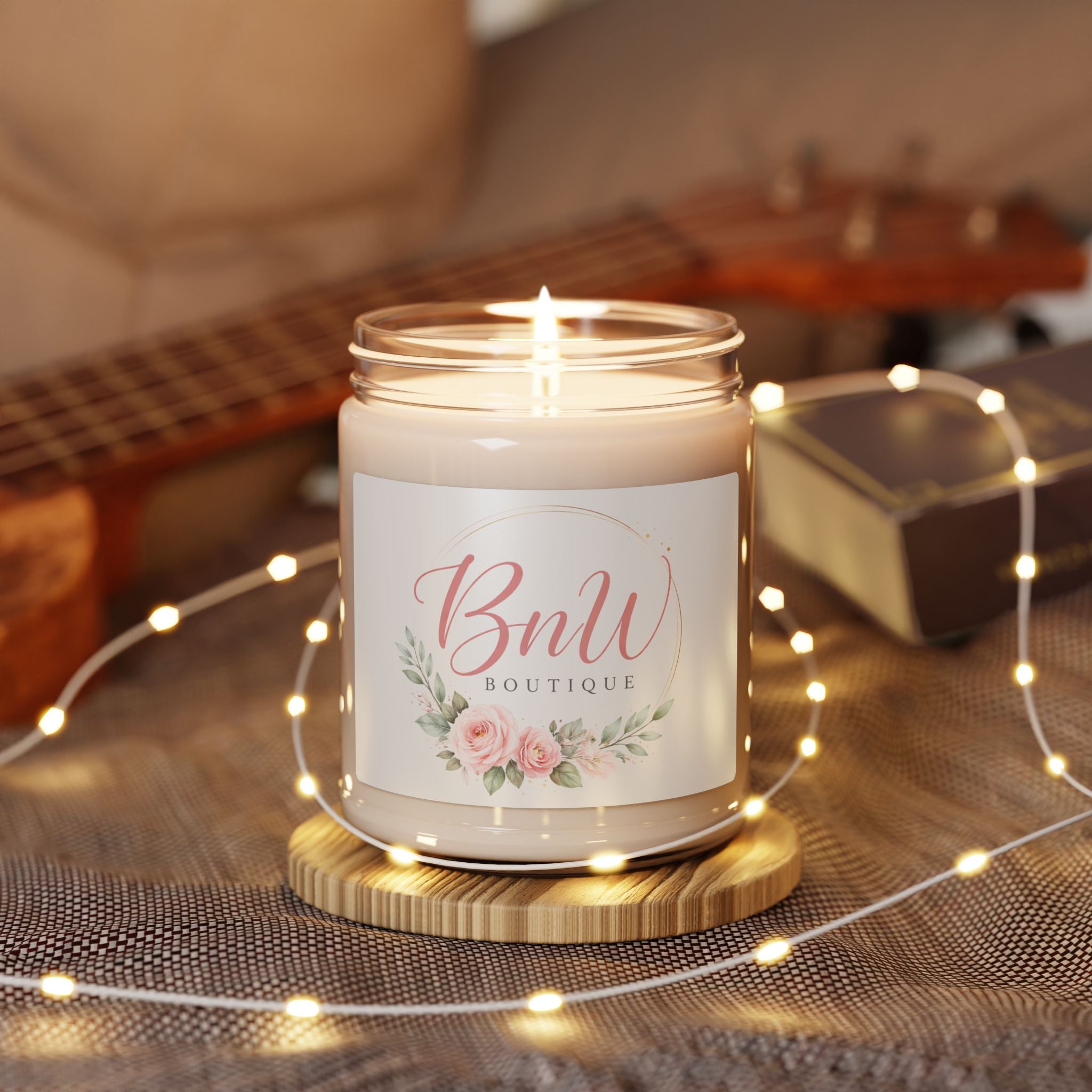 9oz Scented Soy Candle (BnW Boutique)