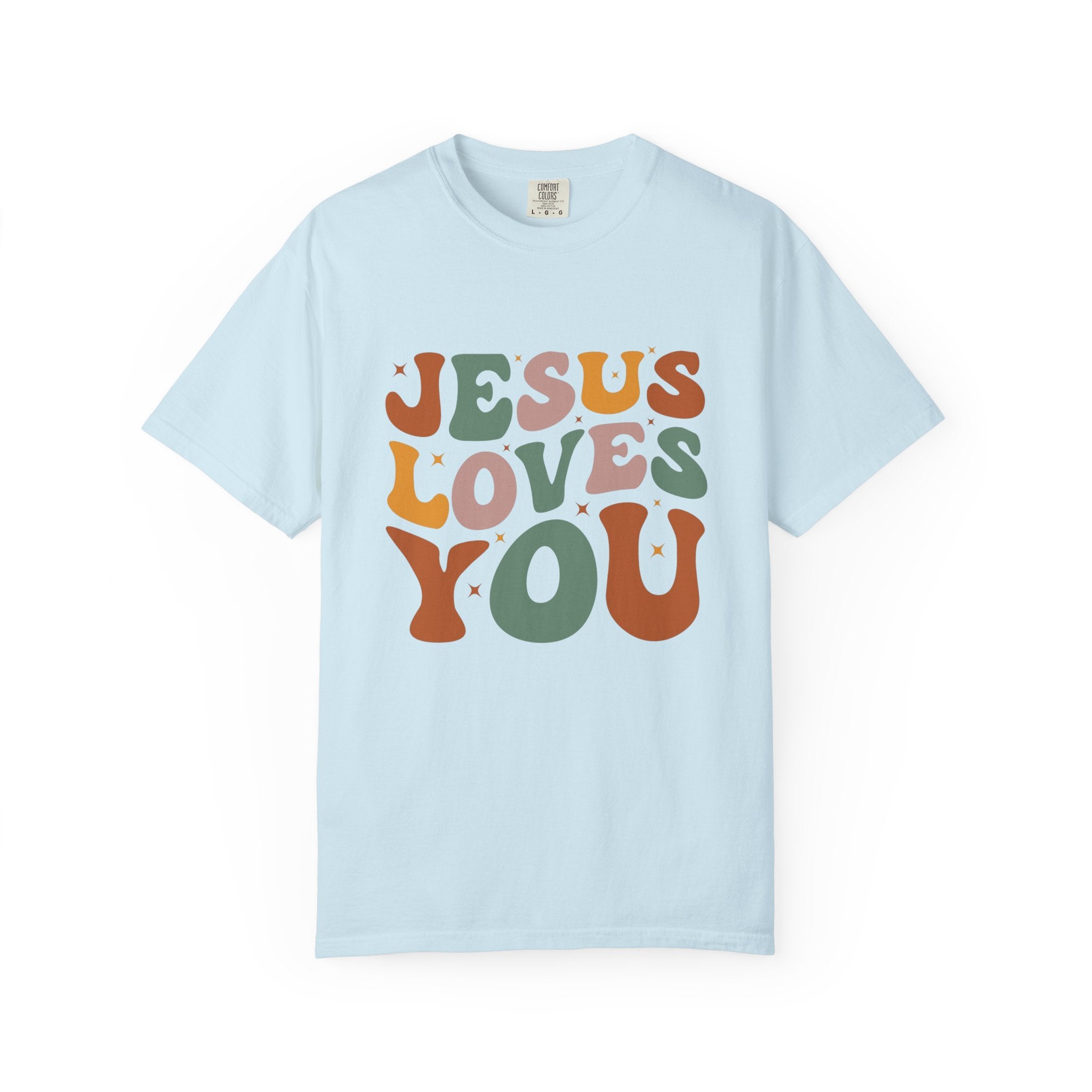 Jesus Loves You T-Shirt — Retro Groovy Faith Tee